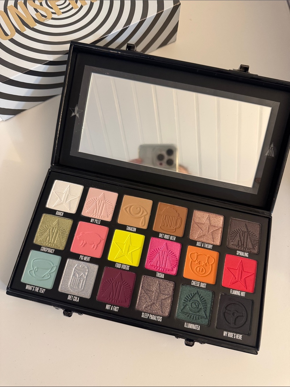 Jeffree Star Conspiracy Eyeshadow Palette - original, never swatched - Picture 3 of 5